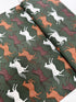 Wild & Free - Wild Horses - Green Fields Canvas Yardage