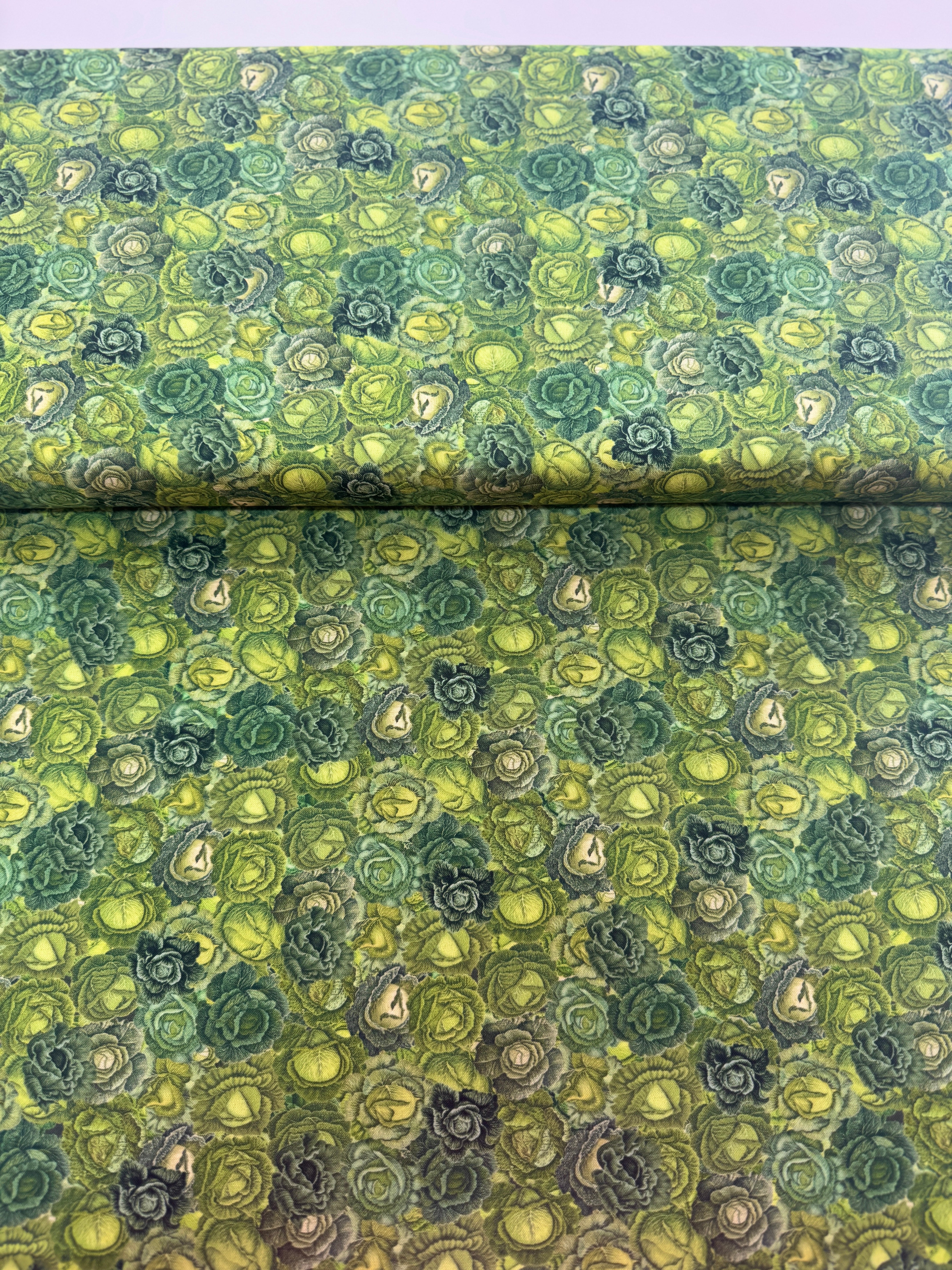 Farm And Garden - Lettuce Patch Leafy Greens Yardage