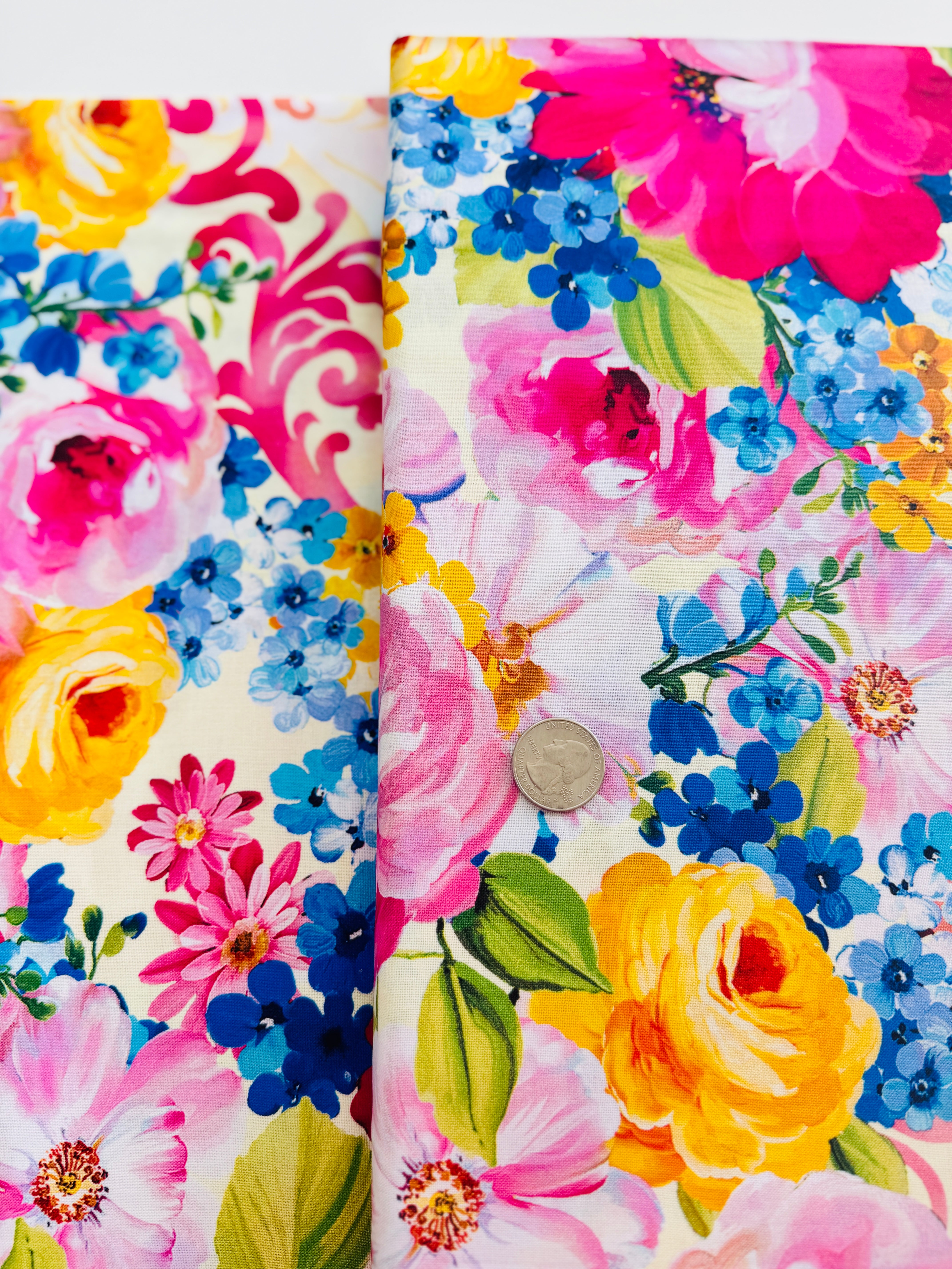 Paradise Dreams - Fantasy Bloom Spring Yardage