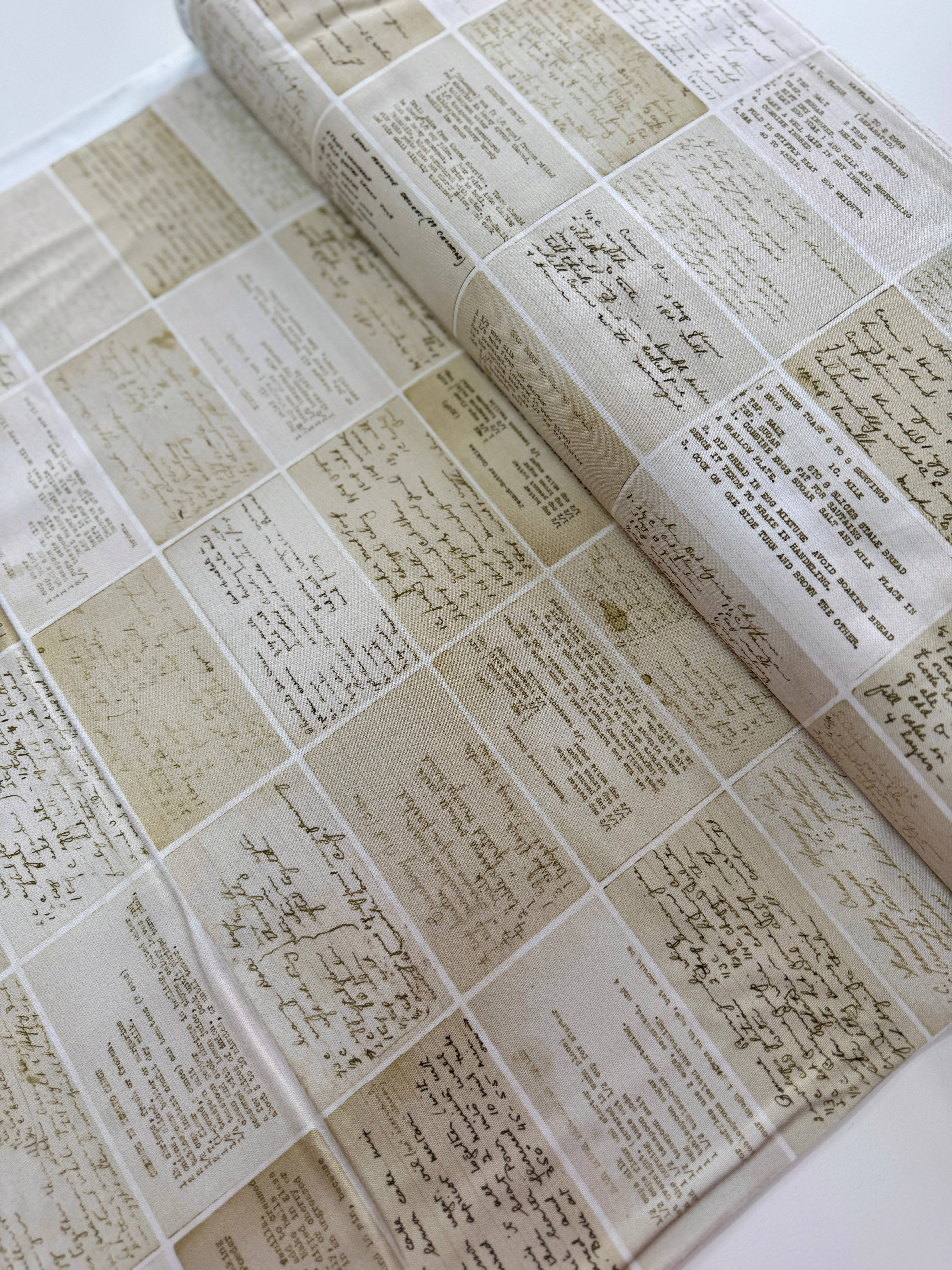 Farm And Garden - Recipe Cards Milk Yardage