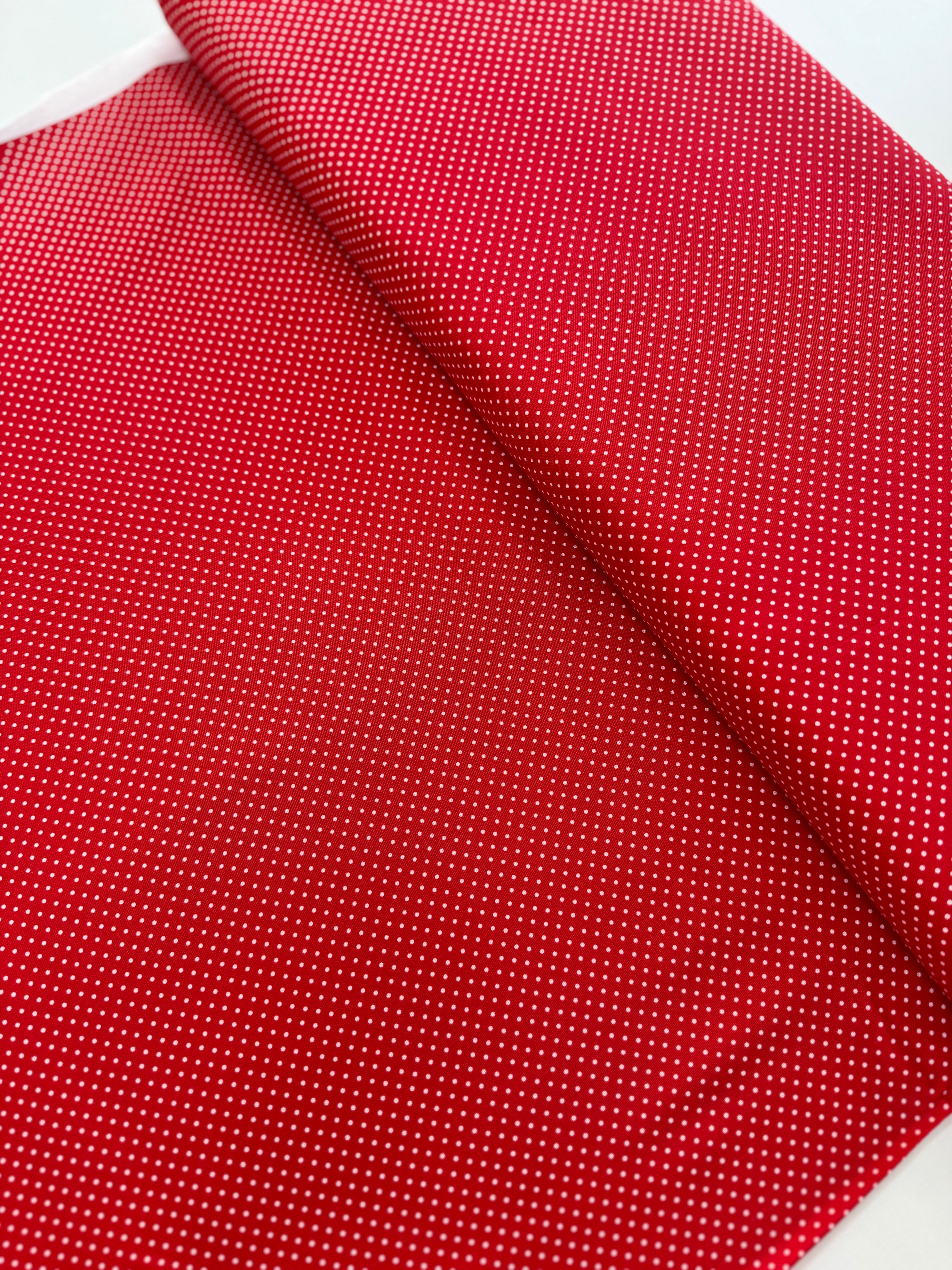 Holiday Essentials Americana - Holiday Americana dots Christmas Red Yardage