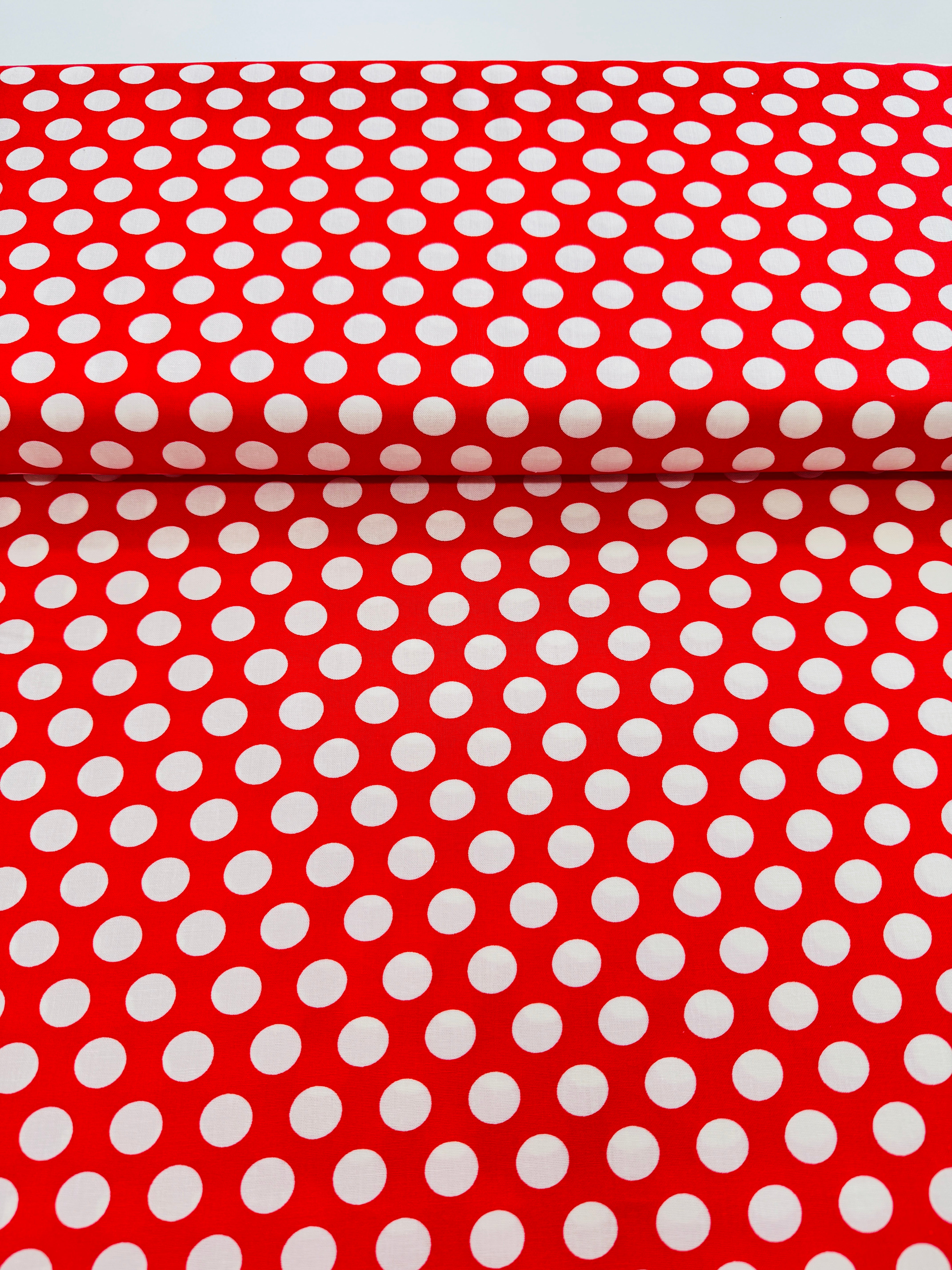 Sincerely Yours – Dots Geranium Yardage