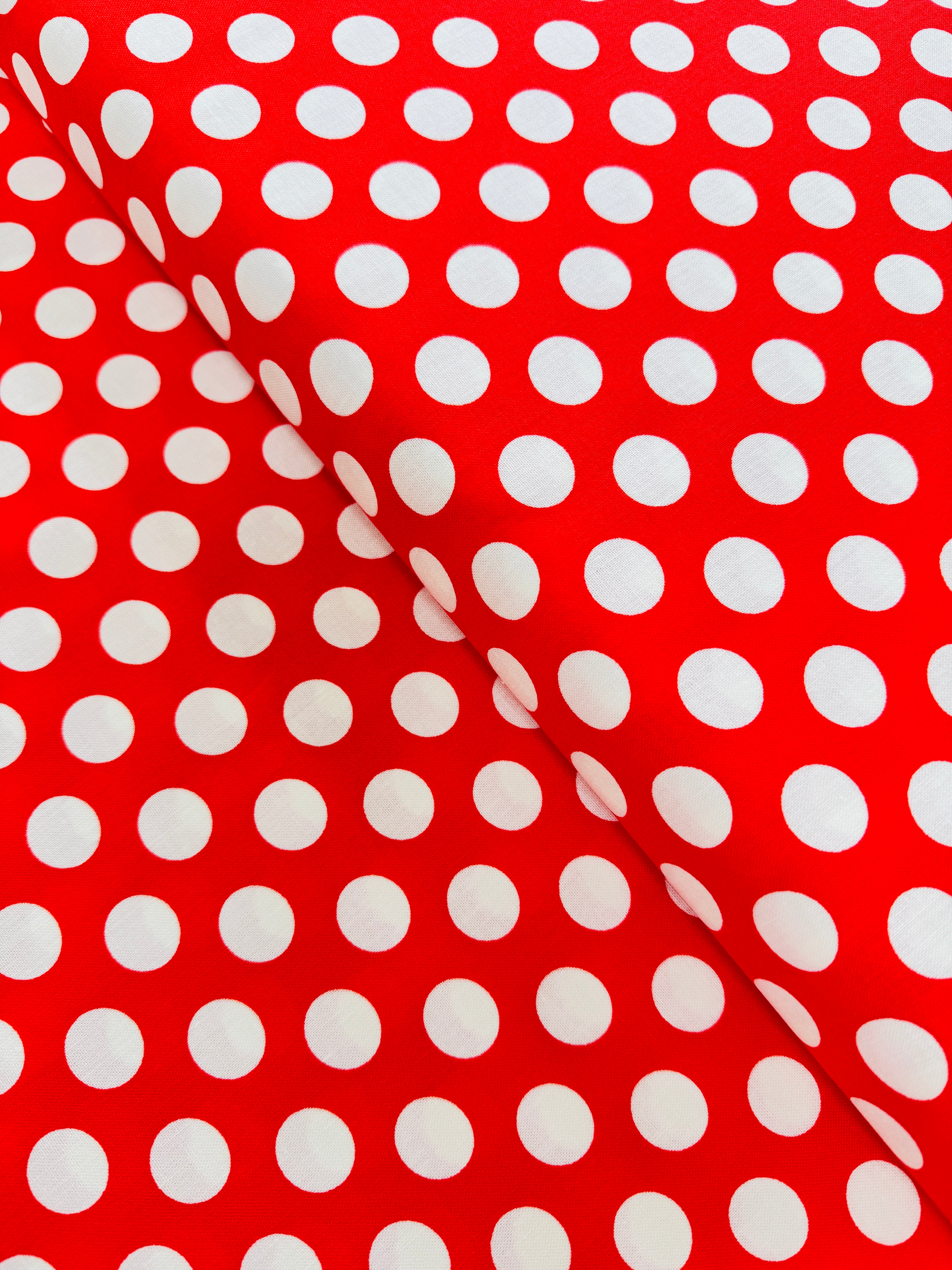 Sincerely Yours – Dots Geranium Yardage