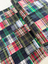 Yarn Dyed Nantucket Patchwork Holly - Madras Plaid Patchwork Yardage