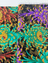 Kaffe Fassett Collective Spider Mums Dark cotton fabric by Philip Jacobs for FreeSpirit Fabrics, additional view