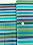 Broad Stripe Azure fabric by Philip Jacobs for Kaffe Fassett Woven Stripes – blue yarn-dyed cotton.
