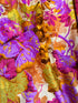 Kaffe Fassett Collective Grandiose Ochre fabric by Philip Jacobs for Free Spirit Fabrics, bold floral quilting cotton