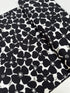 Sevenberry Canvas Prints - Florals Black/White fabric by Robert Kaufman, 100% cotton canvas with black floral outlines on white background.