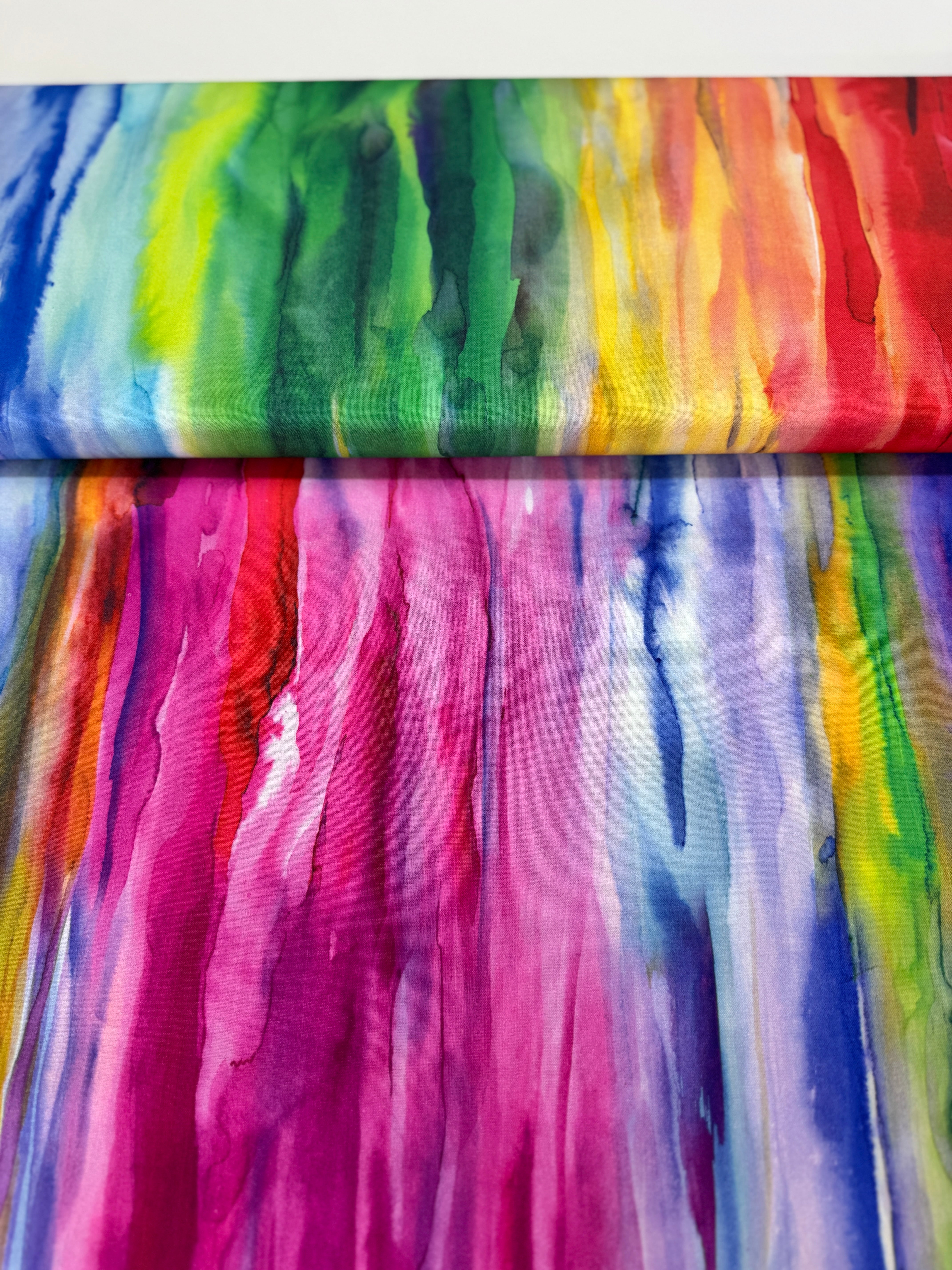 Gradients - Watercolor Rainbow Multi Yardage