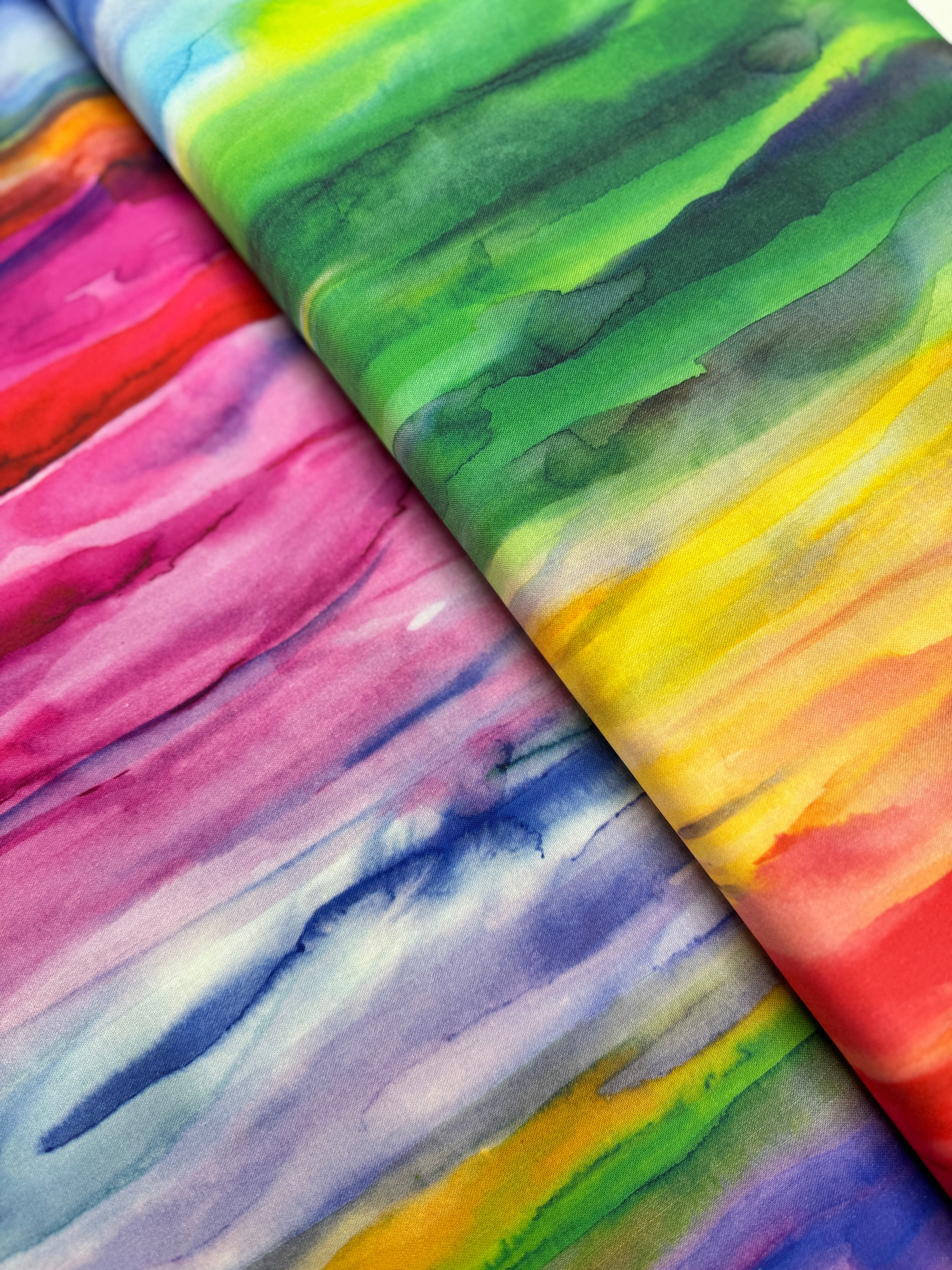 Gradients - Watercolor Rainbow Multi Yardage