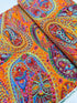 Kaffe Fassett Collective Paisley Jungle Tangerine Fabric GP60.TANG – vibrant multicolored paisley motifs on a rich tangerine background.