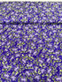 Georgina – Flowers Amethyst Fabric by Debbie Beaves for Robert Kaufman – purple floral print cotton from the Flowerhouse Collection.
