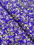 Georgina – Flowers Amethyst Fabric by Debbie Beaves for Robert Kaufman – purple floral print cotton from the Flowerhouse Collection.