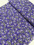 Georgina – Flowers Amethyst Fabric by Debbie Beaves for Robert Kaufman – purple floral print cotton from the Flowerhouse Collection.
