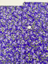 Georgina – Flowers Amethyst Fabric by Debbie Beaves for Robert Kaufman – purple floral print cotton from the Flowerhouse Collection.