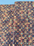 Cleo – Bejeweled Square Brown Metallic Fabric by Chong-a Hwang for Timeless Treasures – Brown cotton fabric with gold metallic jeweled squares.