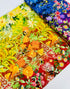 Wild Blossoms Rainbow – Wildflowers Ombre Fabric by Robin Pickens for Moda – Rainbow gradient cotton with floral print.