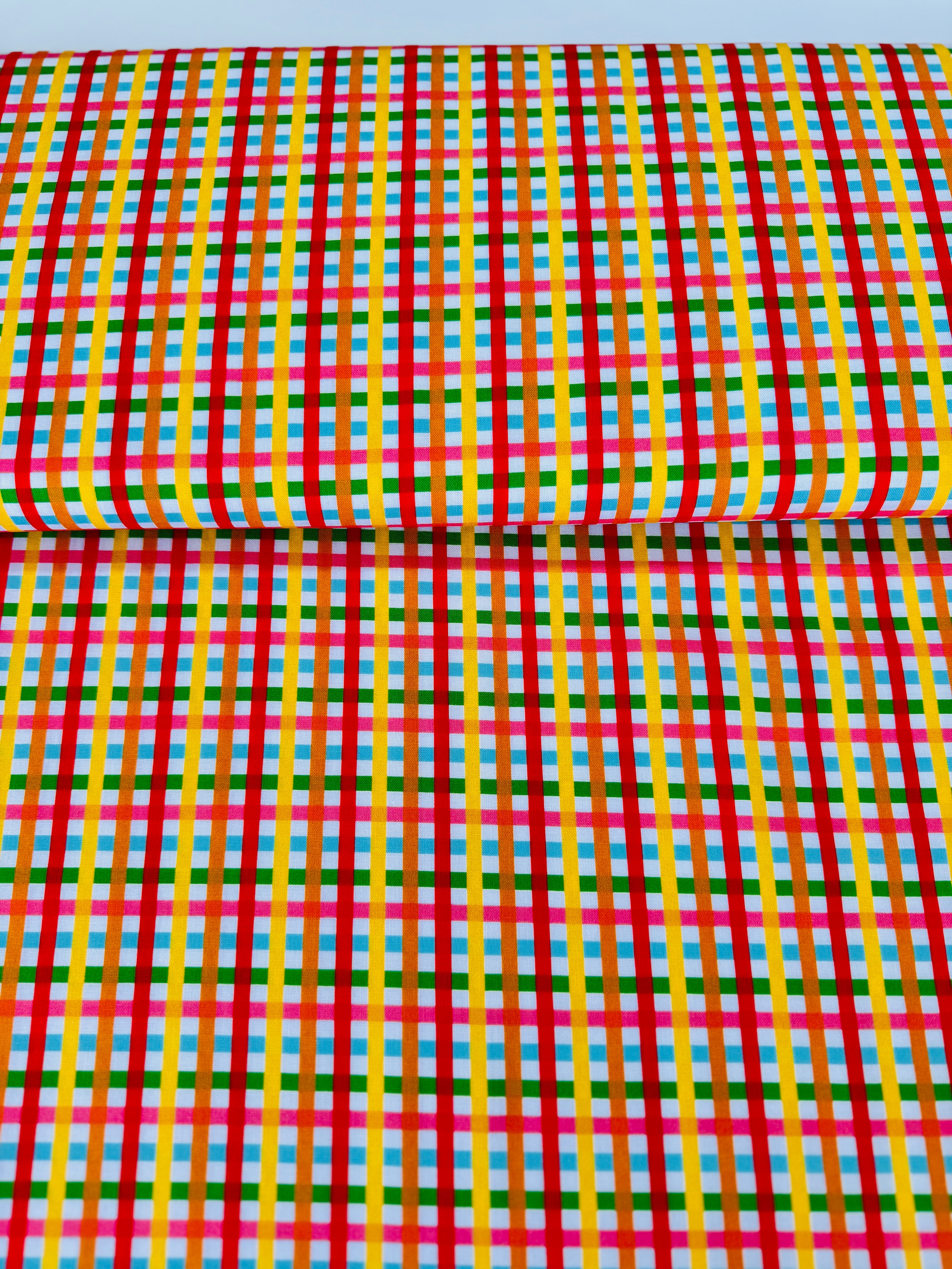 Farm To Table - Plaid Bright Yardage