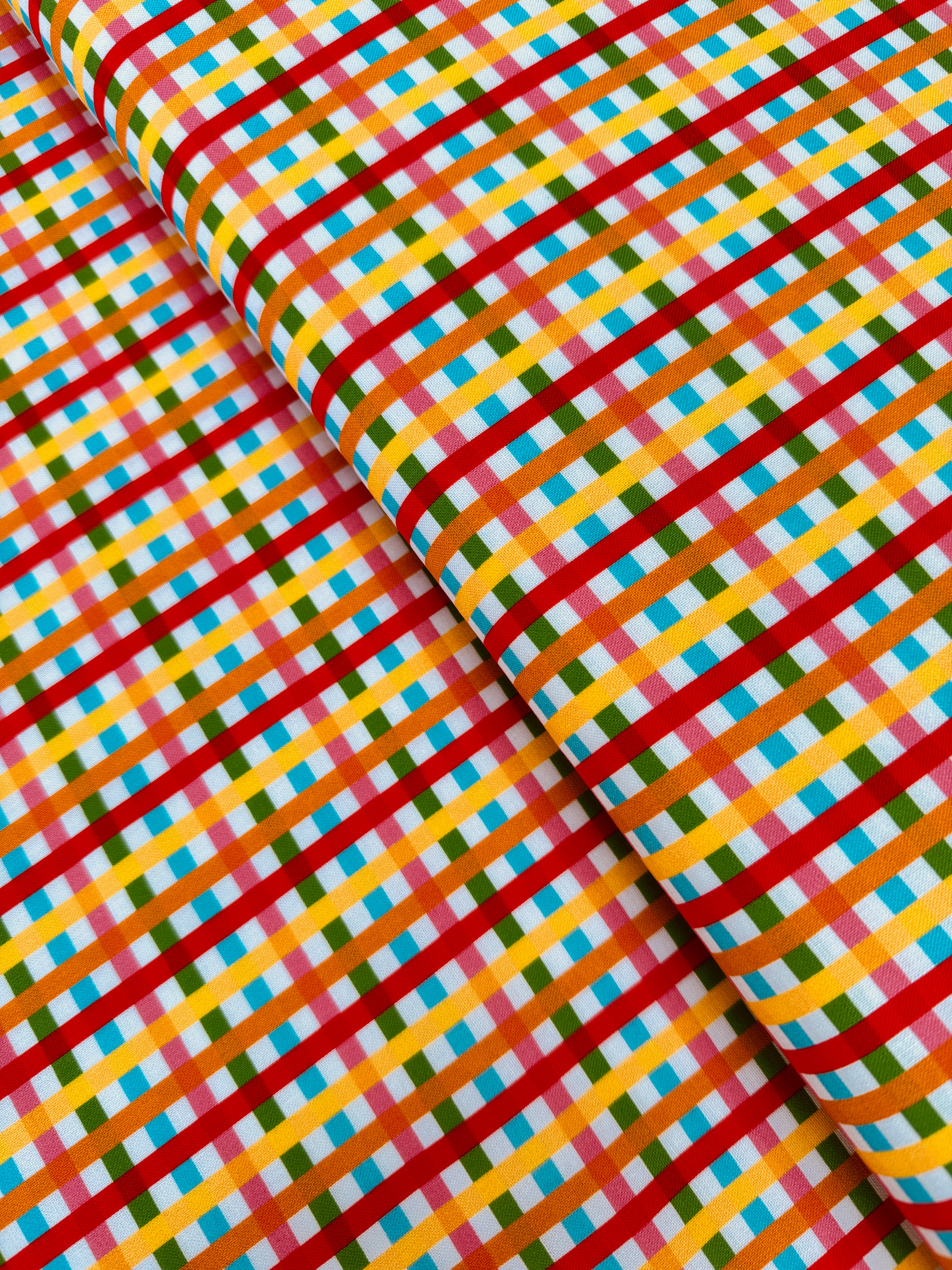 Farm To Table - Plaid Bright Yardage