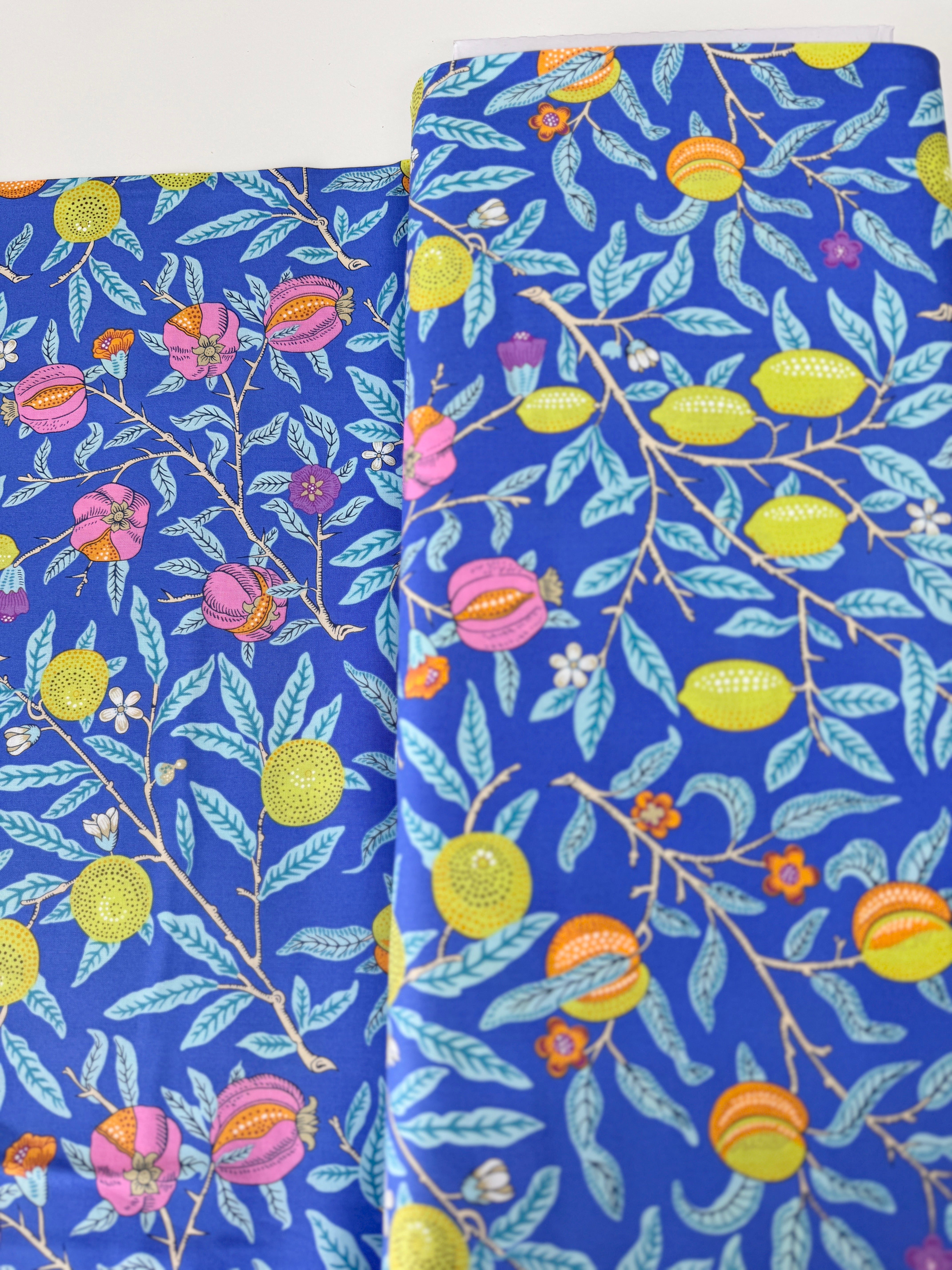 Fruit - Cobalt Yardage