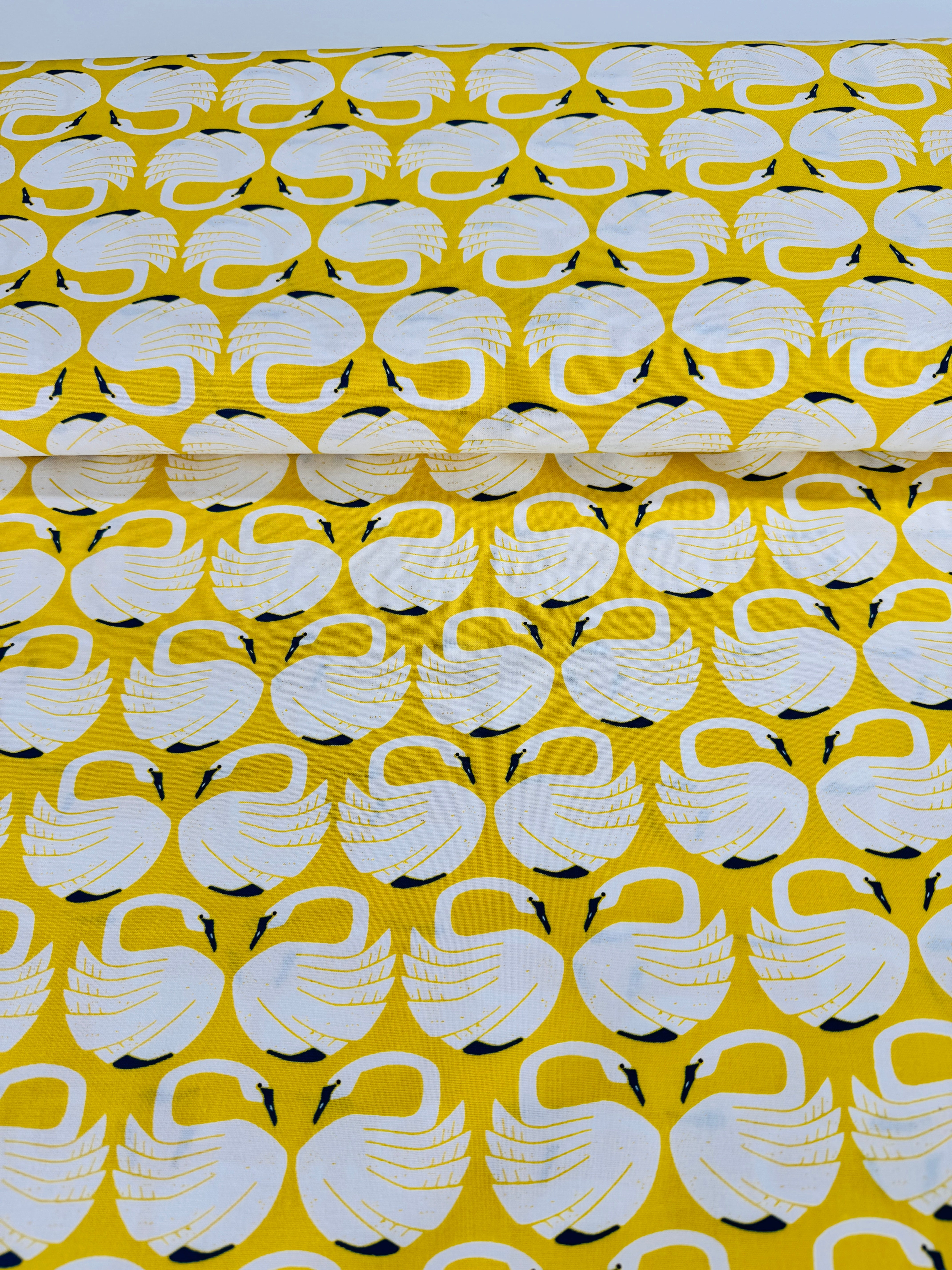 On a Spring Day - Loving Swans - Sundance Yardage