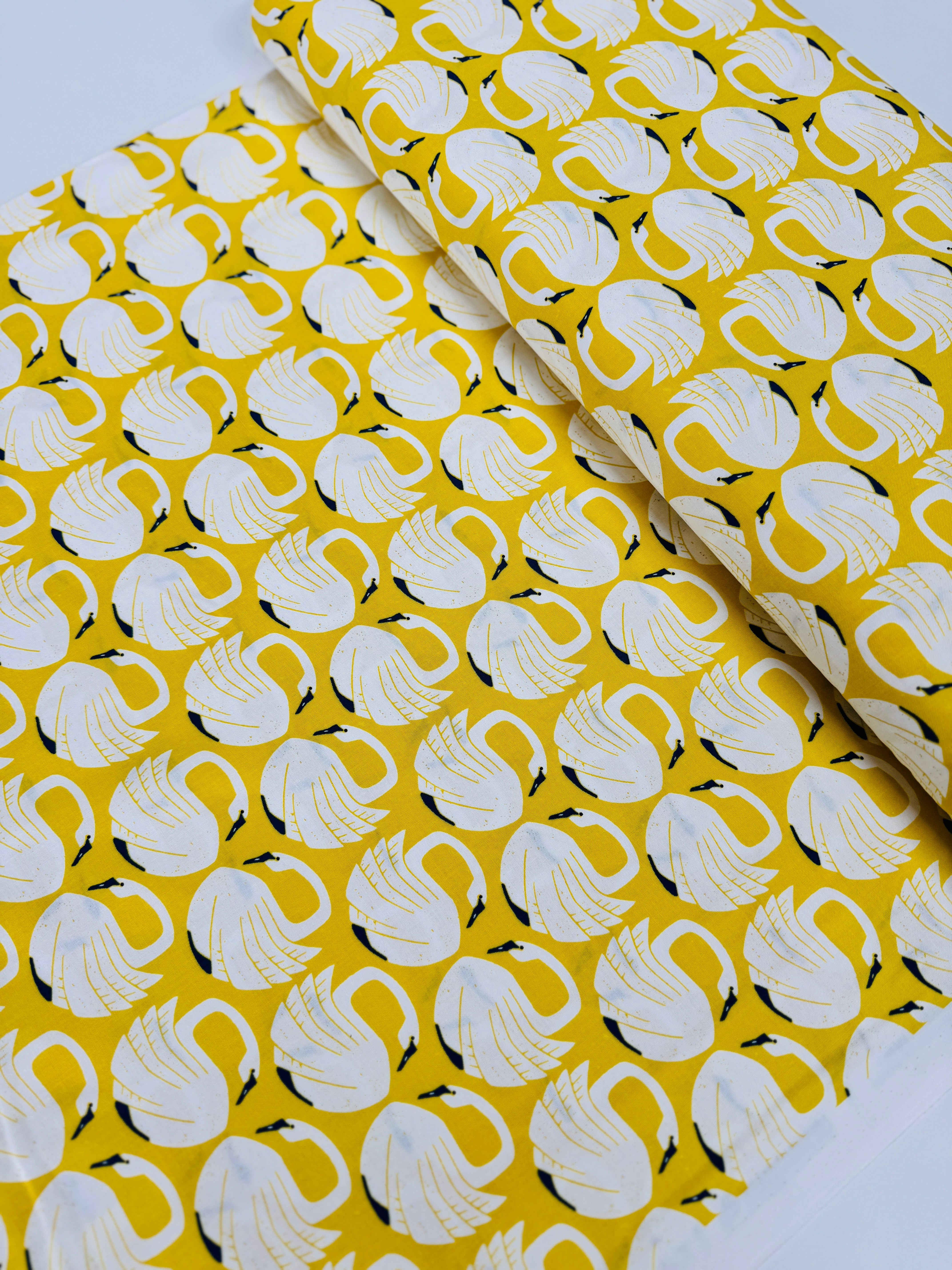 On a Spring Day - Loving Swans - Sundance Yardage