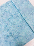 Malam Batiks V - Dahlia - Sky Blue Batik - Remnant