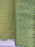 Holiday Charms - Stripe Green Gold - Remnant