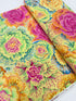 Brassica Yellow Fabric – large-scale yellow floral print by Philip Jacobs for Kaffe Fassett Collective, Free Spirit Fabrics.