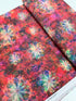 Venice – Florals Red Fabric by Christiane Marques, red and coral painterly floral cotton from Robert Kaufman.