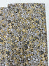 Gustav Klimt Grey Gold Metallic Fabric by Studio RK for Robert Kaufman – abstract metallic cotton in soft grey with gold accents.