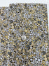 Gustav Klimt Grey Gold Metallic Fabric by Studio RK for Robert Kaufman – abstract metallic cotton in soft grey with gold accents.