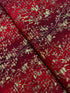 Velvety Vines Red Velvet Metallic Fabric by Flaurie & Finch – Holiday Twinkle red vine print with metallic on cotton.