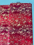 Velvety Vines Red Velvet Metallic Fabric by Flaurie & Finch – Holiday Twinkle red vine print with metallic on cotton.