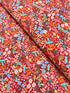 Meadow Red floral fabric by Rifle Paper Co. – 100% cotton quilting fabric with wildflowers on red background.