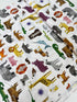 A to Z Animals fabric by Robert Kaufman – alphabet and animals print on 100% cotton for kids and nursery projects.