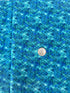 Flourish Scale Texture Teal fabric by Timeless Treasures – digital print 100% cotton with layered teal scale design.