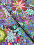 Venice Lawns Jewel cotton lawn fabric by Christiane Marques – vibrant floral print with 24" repeat, lightweight drape.