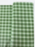 Yarn Dyed Check Plaid Palm fabric from Kitchen Window Wovens by Elizabeth Hartman – green woven cotton plaid.