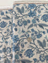 Sacre Bleu Parterre Pearl French Blue fabric by French General – Moda cotton with elegant floral medallions.