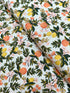 Primavera Citrus Floral Mint fabric by Rifle Paper Co. – 100% cotton with lemons, oranges, and florals on a mint background.