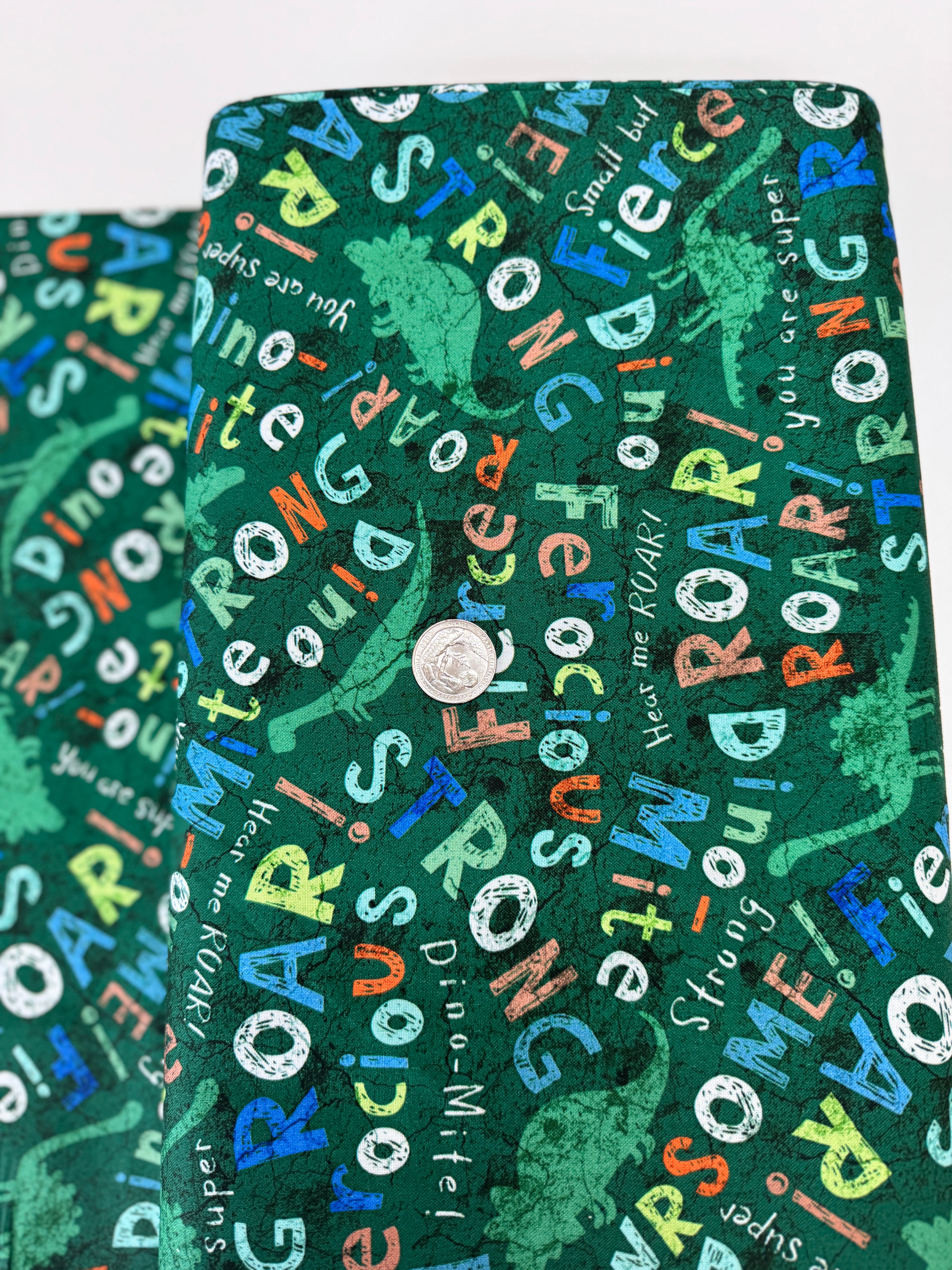 Dino-Mite - Dinosaurs And Words Yardage