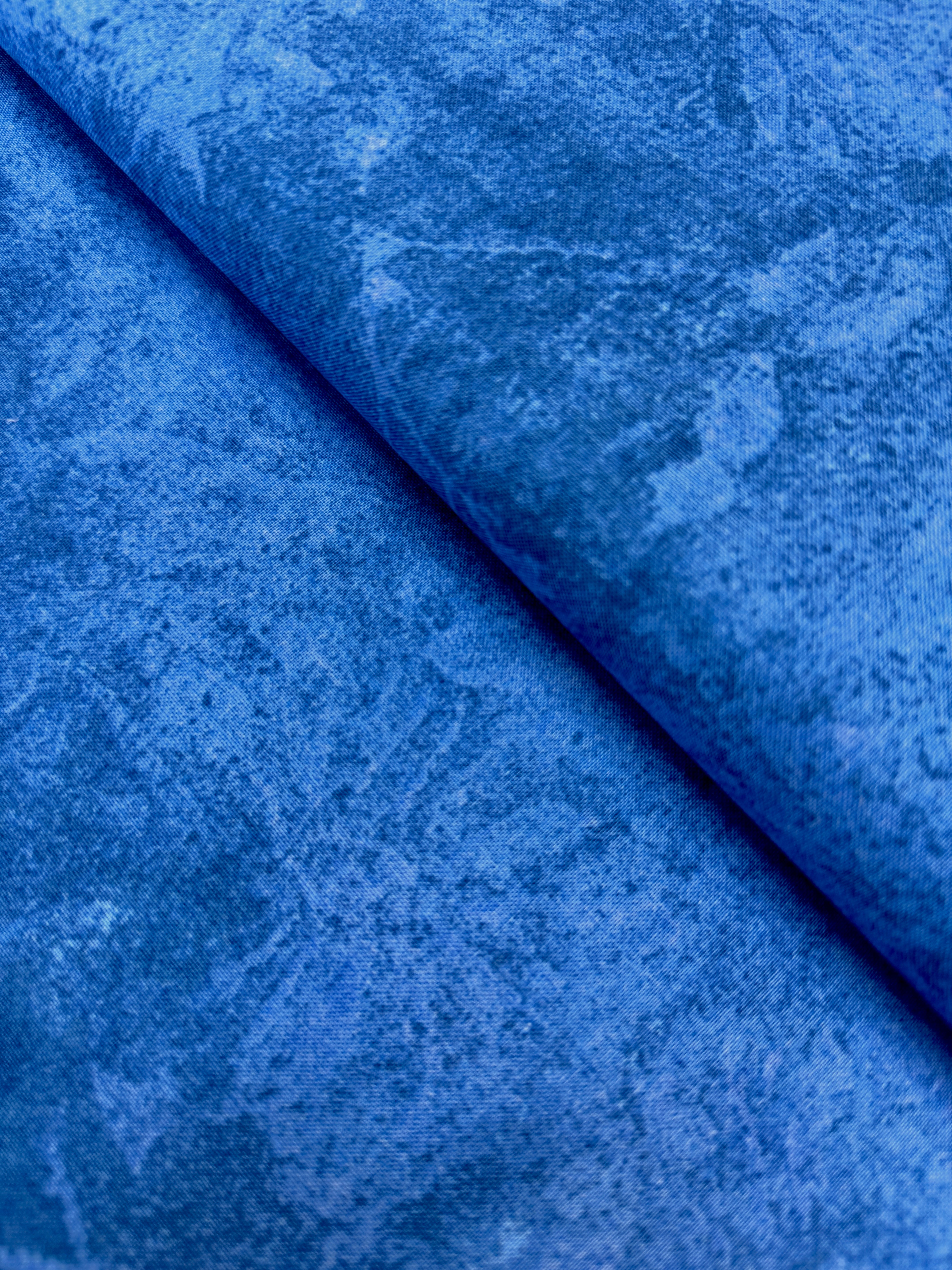 Jinny Beyer Palette - Daisey Texture Blue Yardage