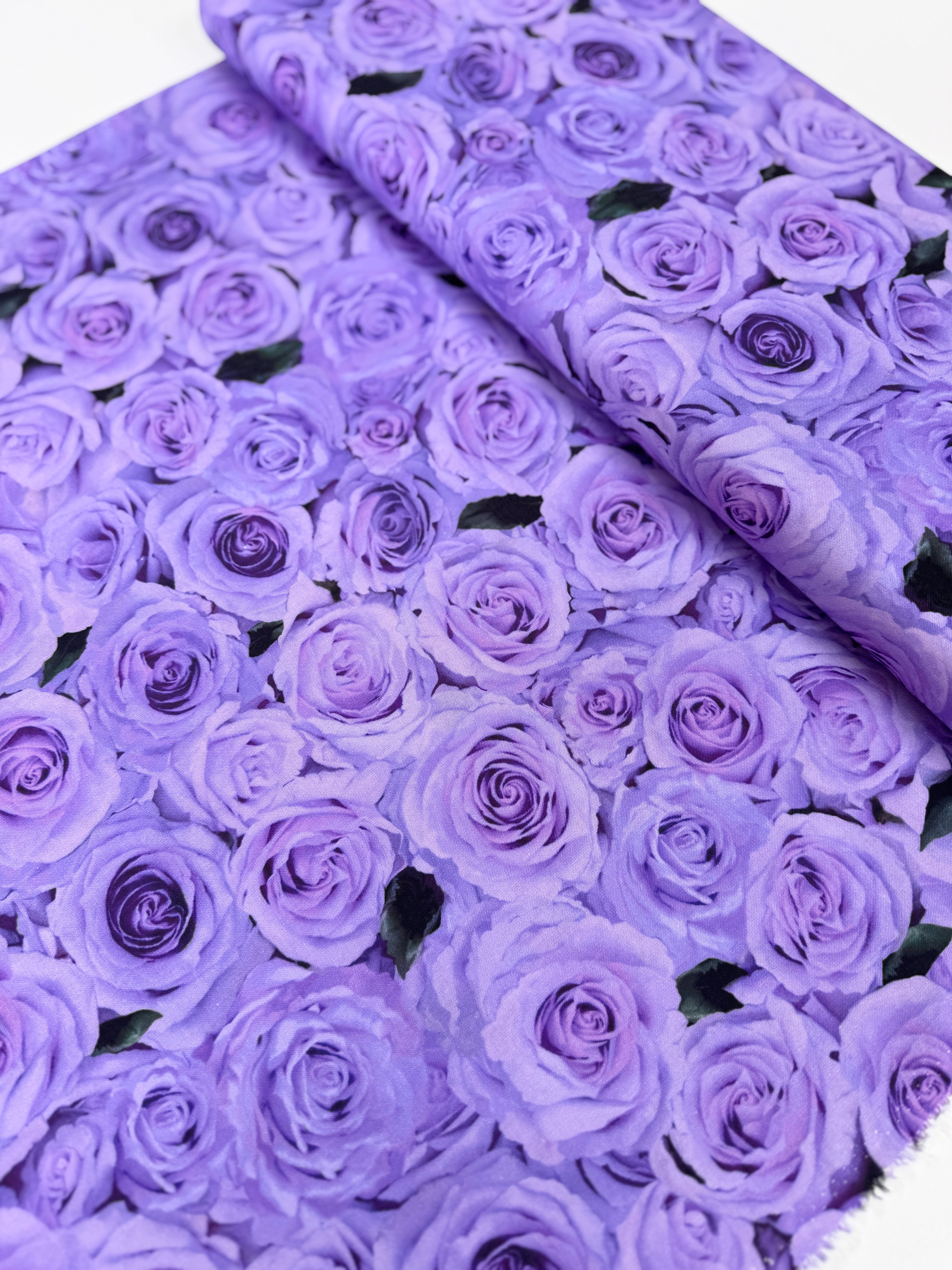 Love Letter - Packed Roses Purple Yardage