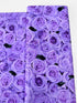 Love Letter - Packed Roses Purple Yardage