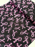Pink Ribbon Floral - Remnant