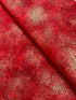 Holiday Blenders Shimmer Red Fabric with Metallic Gold by Timeless Treasures