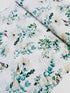 Chickadee Cheer – Chickadees and Flowers Natural with Gold Metallic Fabric by Hoffman Fabrics