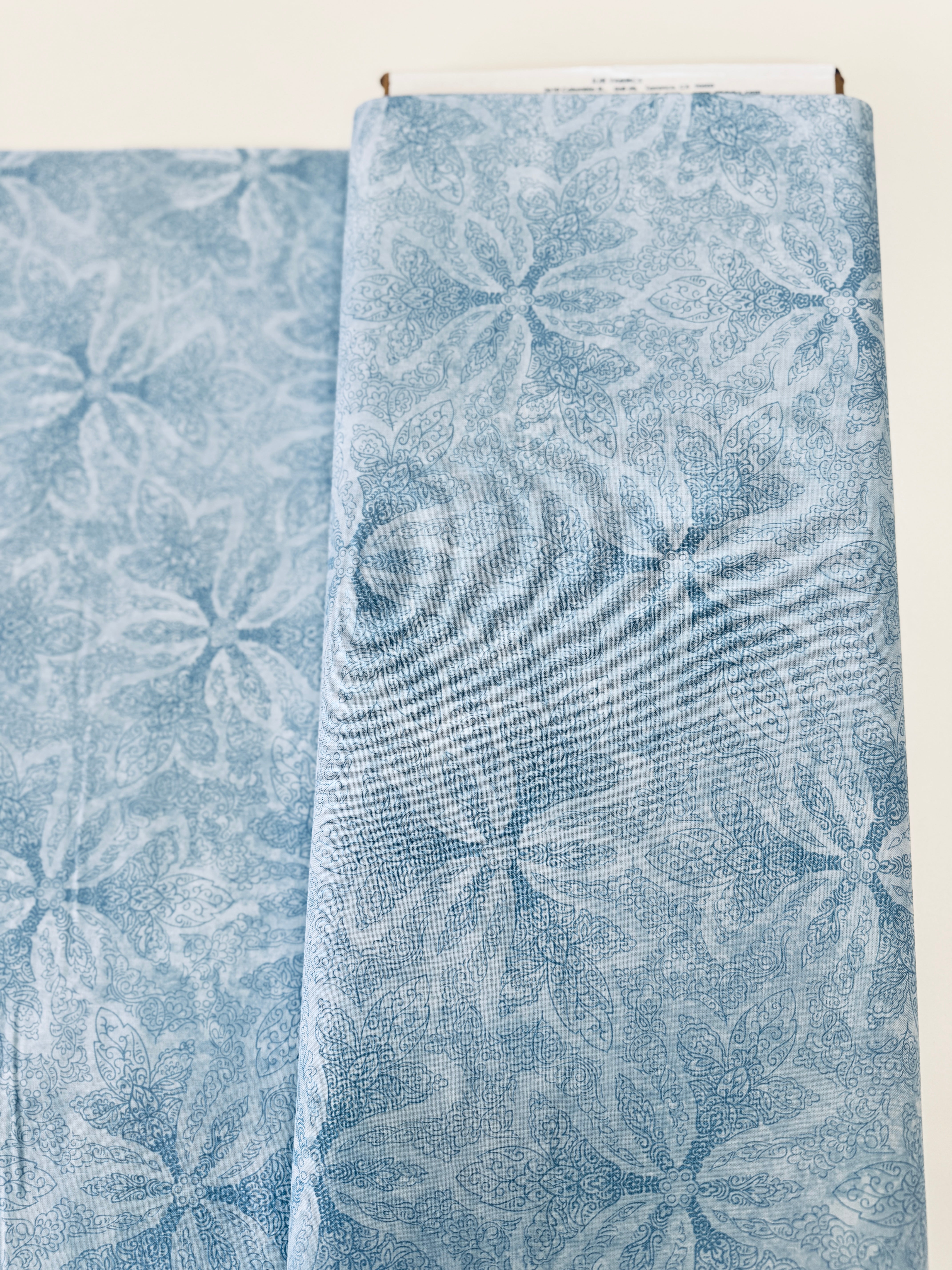 Maison – Fleur Light Blue Floral Fabric by Jinny Beyer for RJR Fabrics