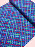 Mad Plaid Cobalt Fabric by Brandon Mably – Blue plaid cotton from Free Spirit